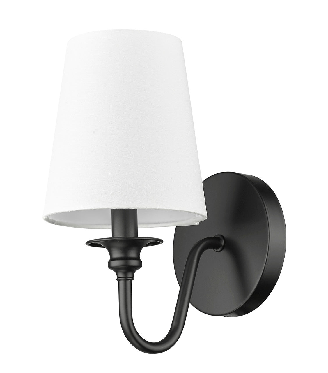 Z-Lite Gianna 1 Light Wall Sconce in Matte Black 7509-1S-MB