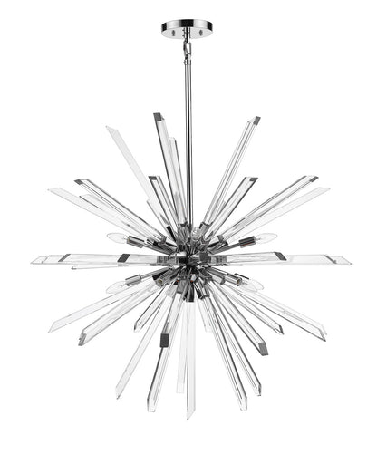 Z-Lite Burst 10 Light Chandelier in Chrome 4003-10CH