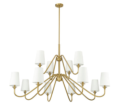 Z-Lite Gianna 12 Light Chandelier in Modern Gold 7509-12-60MGLD