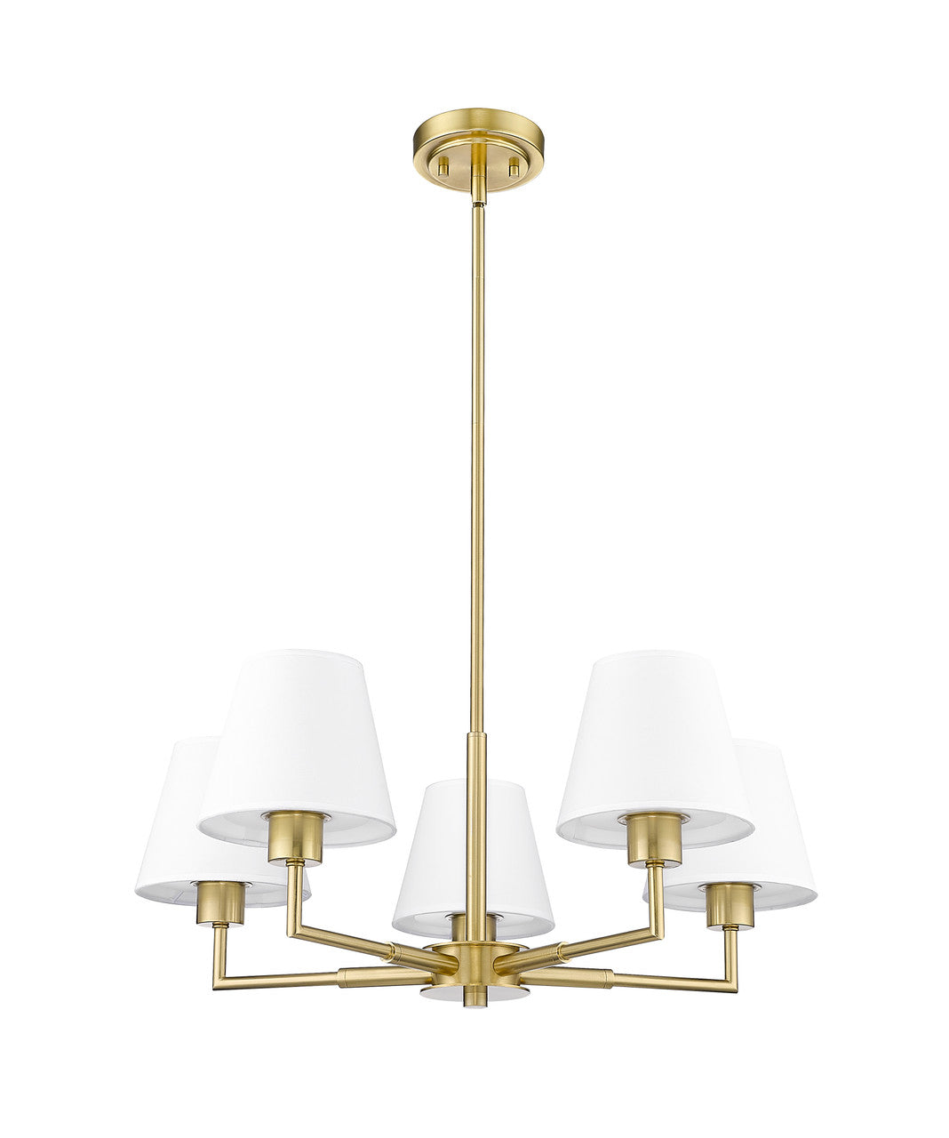 Z-Lite Leila 5 Light Chandelier in Luxe Gold 744-26R-LG