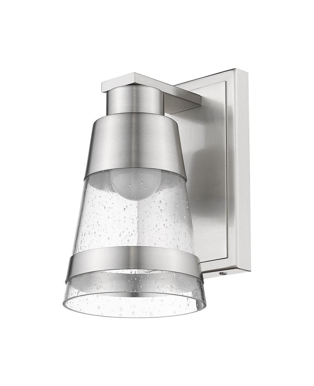 Z-Lite Ethos 1 Light Wall Sconce in Brushed Nickel 1922-1S-BN-LED