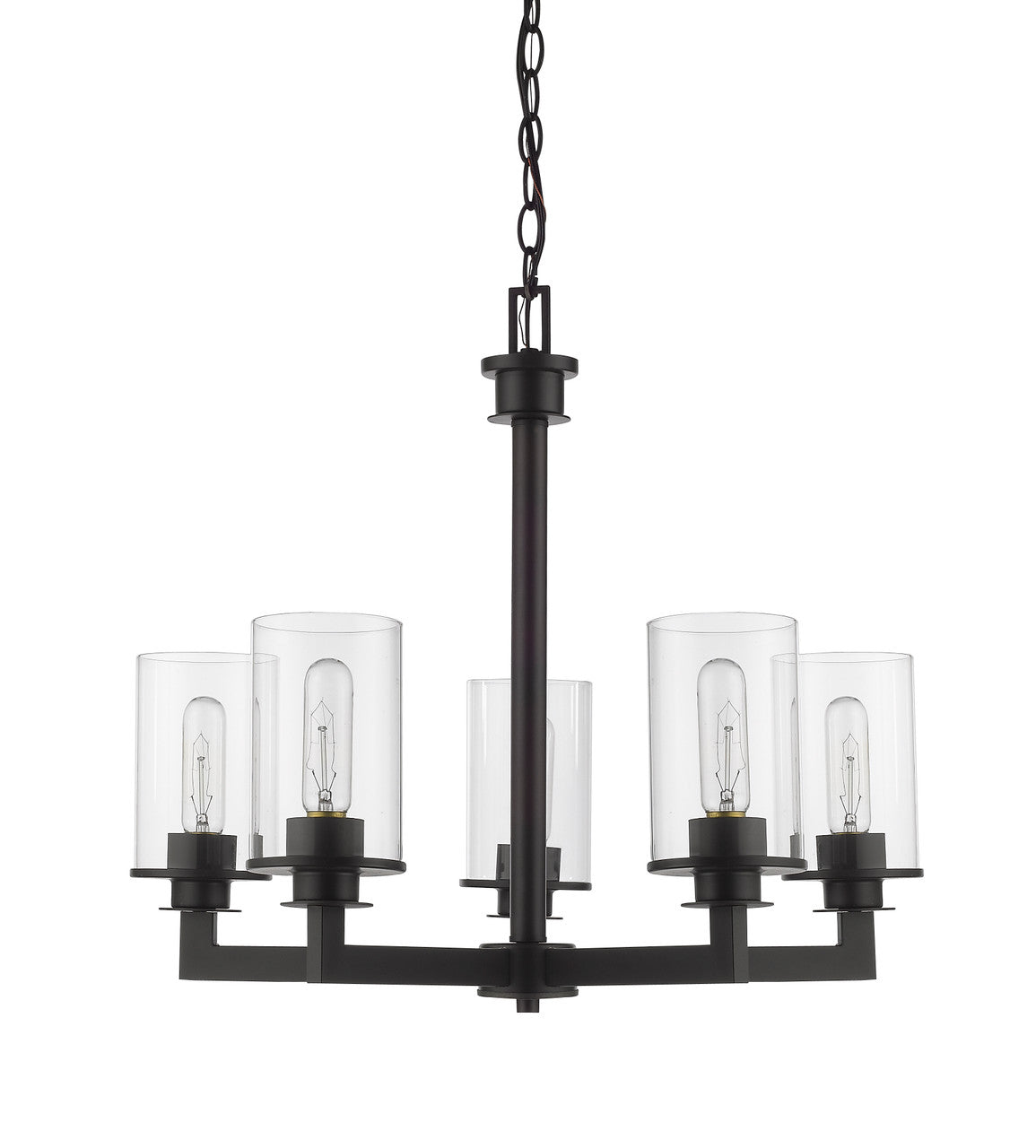 Z-Lite Savannah 5 Light Chandelier in Bronze 462-5BRZ