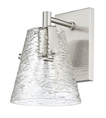 Z-Lite Analia 1 Light Wall Sconce in Brushed Nickel 1101-1S-BN