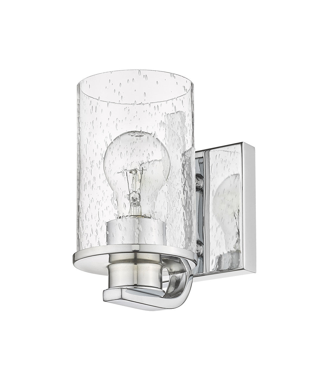 Z-Lite Beckett 1 Light Wall Sconce in Chrome 492-1S-CH