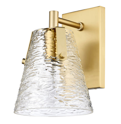 Z-Lite Analia 1 Light Wall Sconce in Modern Gold 1101-1S-MGLD