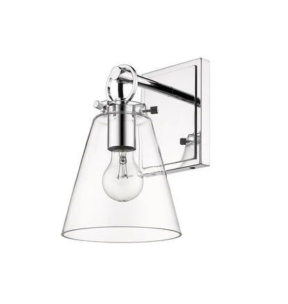 Z-Lite Harper 1 Light Wall Sconce in Chrome 483-1S-CH