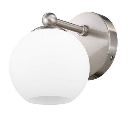 Z-Lite Neoma 1 Light Wall Sconce in Brushed Nickel   1100-1S-BN