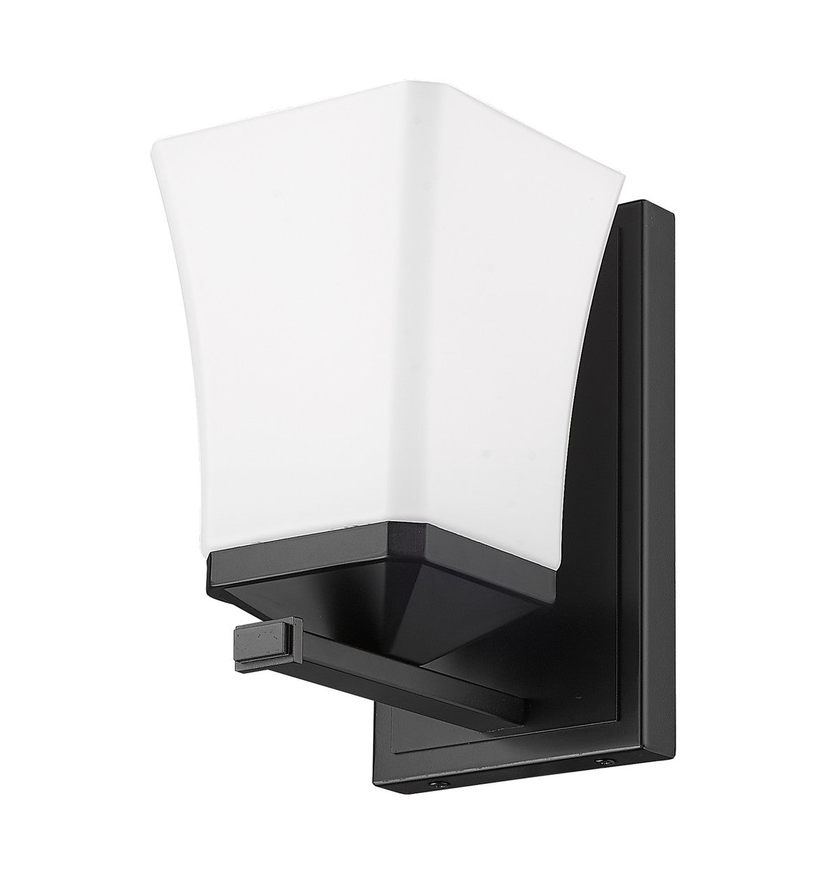 Z-Lite Darcy 1 Light Wall Sconce in Matte Black 1939-1S-MB