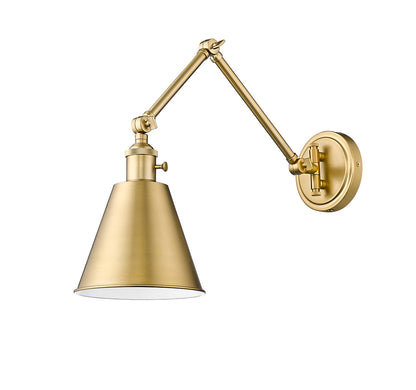 Z-Lite Gayson 1 Light Wall Sconce in Modern Gold 349S-MGLD