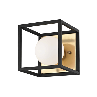 Mitzi 1 Light Bath and Vanity in Aged Brass/Black H141301-AGB/BK