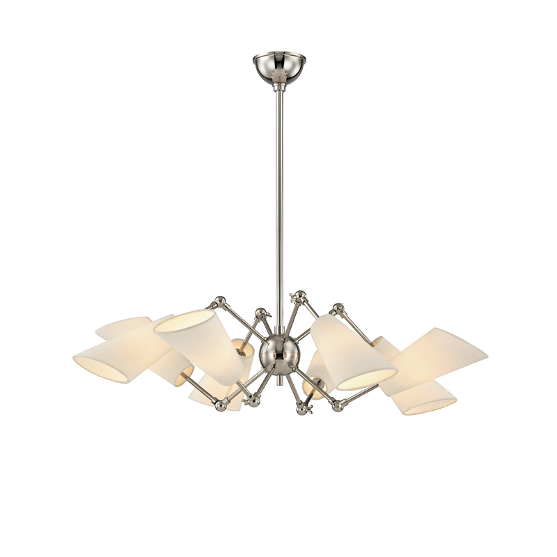 Hudson Valley Lighting Buckingham Chandelier in Polished Nickel 5308-PN