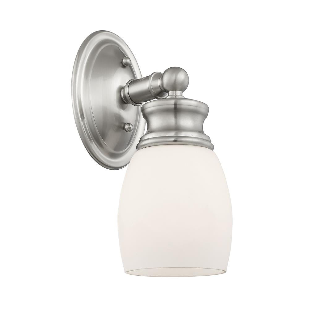 Savoy House Elise 1-Light Wall Sconce in Satin Nickel 8-9127-1-SN