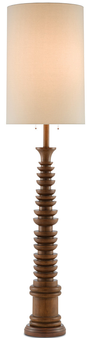 Currey & Co. Malayan Floor Lamp 8000-0034