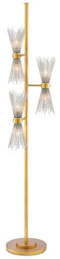 Currey & Co. Novatude Gold Floor Lamp 8000-0046