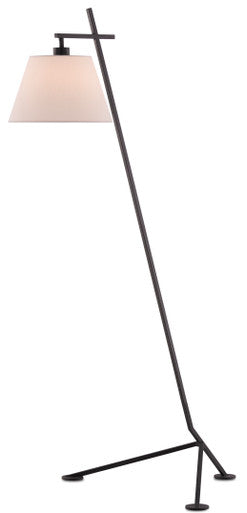 Currey & Co. Kiowa Black Floor Lamp 8000-0066