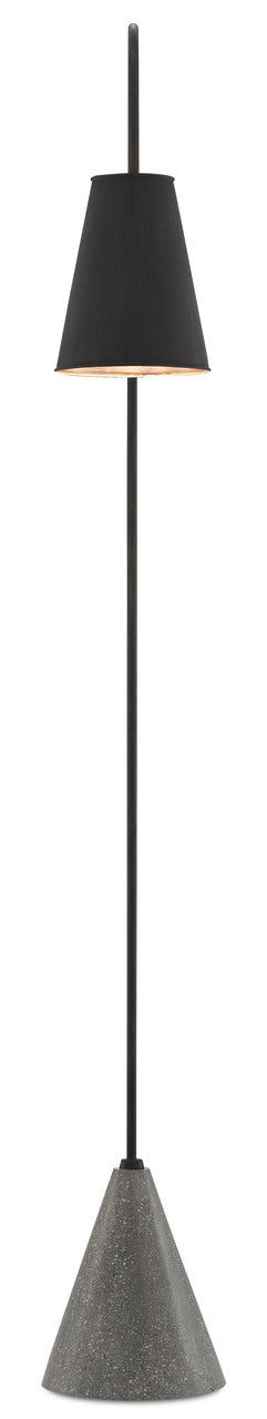 Currey & Co. Lotz Black Floor Lamp 8000-0070