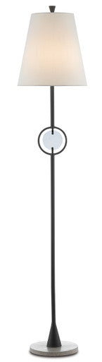 Currey & Co. Privateer Black Floor Lamp 8000-0089