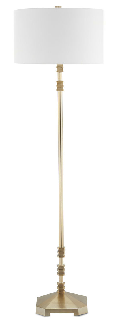 Currey & Co. Pilare Gold Floor Lamp 8000-0098