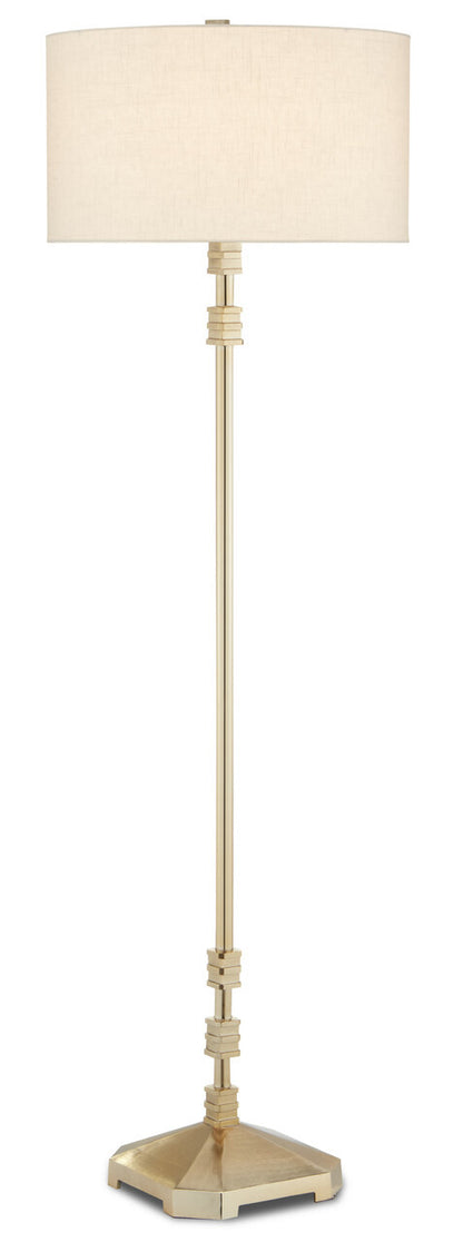 Currey & Co. Pilare Gold Floor Lamp 8000-0098