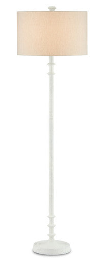 Currey & Co. Gallo White Floor Lamp 8000-0106