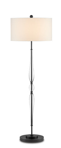 Currey & Co. Orbit Black Floor Lamp 8000-0107