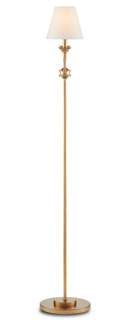 Currey & Co. Nottaway Brass Floor Lamp 8000-0109