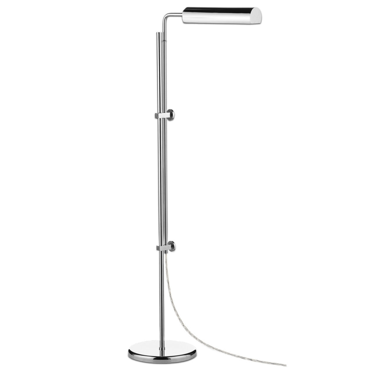 Currey & Co. Satire Nickel Floor Lamp 8000-0114