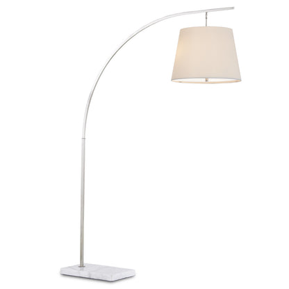 Currey & Co. Cloister Medium Nickel Floor Lamp 8000-0118