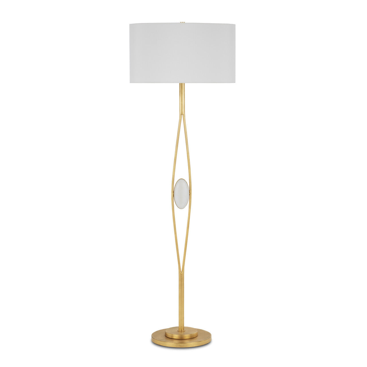 Currey & Co. Marlene Gold Floor Lamp 8000-0121