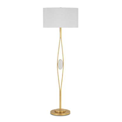 Currey & Co. Marlene Gold Floor Lamp 8000-0121