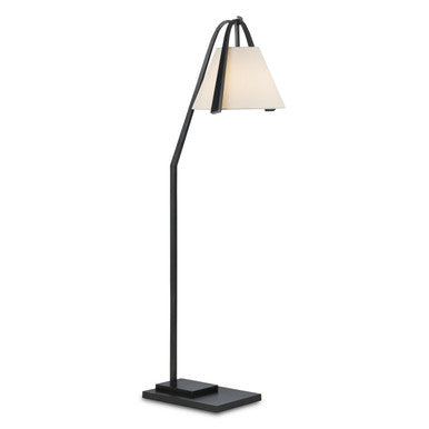 Currey & Co. Frey Black Floor Lamp 8000-0122