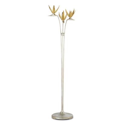 Currey & Co. Paradiso Gold & Silver Floor Lamp 8000-0130