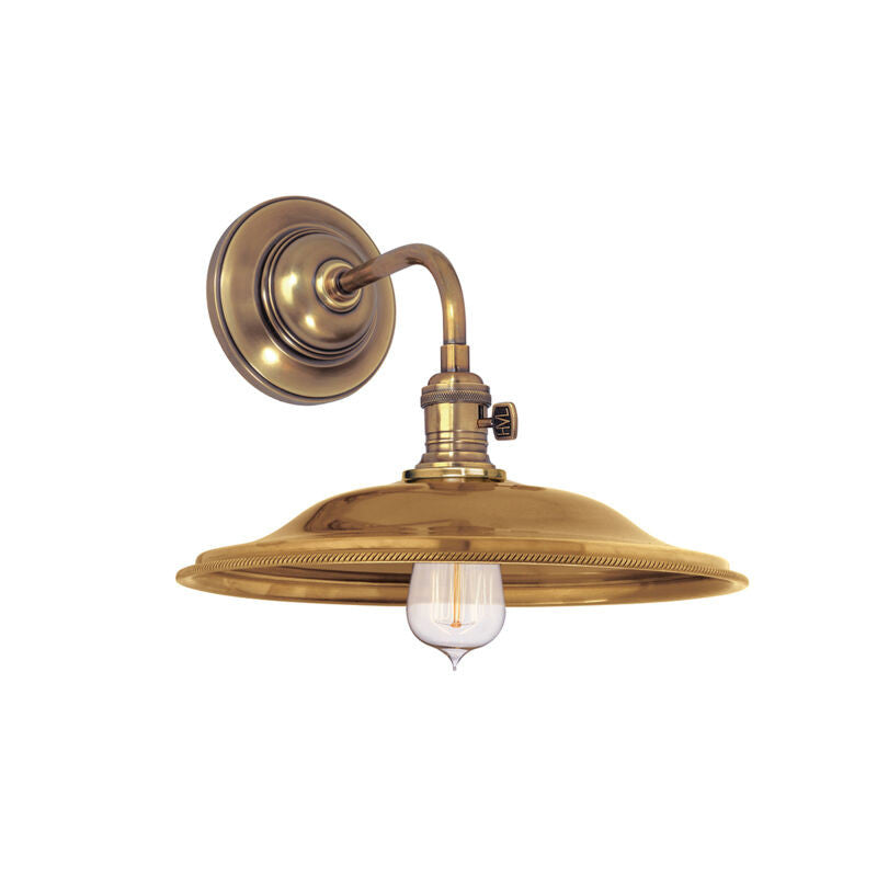 Hudson Valley Lighting Heirloom Wall Sconce in Aged Brass 8000-AGB-MS2