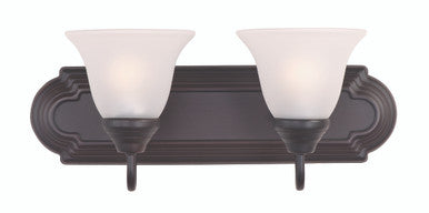 Maxim Essentials 2-Light Bath Vanity in Oil Rubbed Bronze 8012FTOI