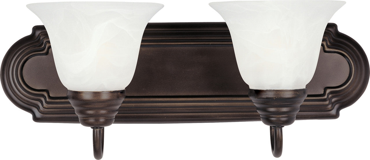 Maxim Essentials 2-Light Bath Vanity in Oil Rubbed Bronze 8012MROI