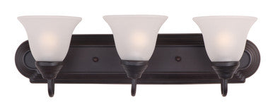 Maxim Essentials 3-Light Bath Vanity in Oil Rubbed Bronze 8013FTOI