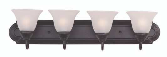 Maxim Essentials 4-Light Bath Vanity in Oil Rubbed Bronze 8014FTOI