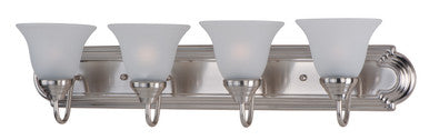 Maxim Essentials 4-Light Bath Vanity in Satin Nickel 8014FTSN