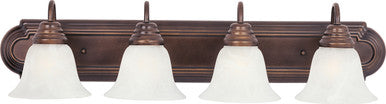 Maxim Essentials 4-Light Bath Vanity in Oil Rubbed Bronze 8014MROI