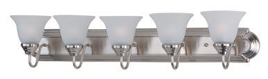 Maxim Essentials 5-Light Bath Vanity in Satin Nickel 8015FTSN