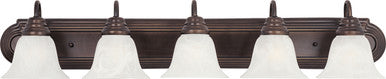 Maxim Essentials 5-Light Bath Vanity in Oil Rubbed Bronze 8015MROI