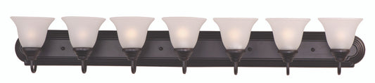 Maxim Essentials 7-Light Bath Vanity in Oil Rubbed Bronze 8016FTOI