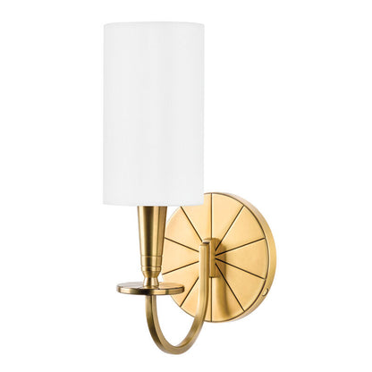 Hudson Valley Lighting Mason Wall Sconce in Aged Brass 8021-AGB