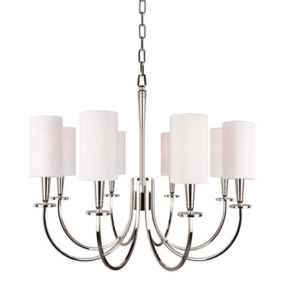 Hudson Valley Lighting Mason Chandelier in Polished Nickel 8028-PN