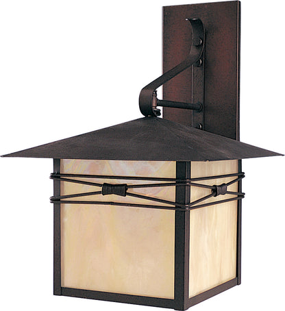 Maxim Inglenook 1-Light Outdoor Wall Lantern in Burnished 8042IRBU