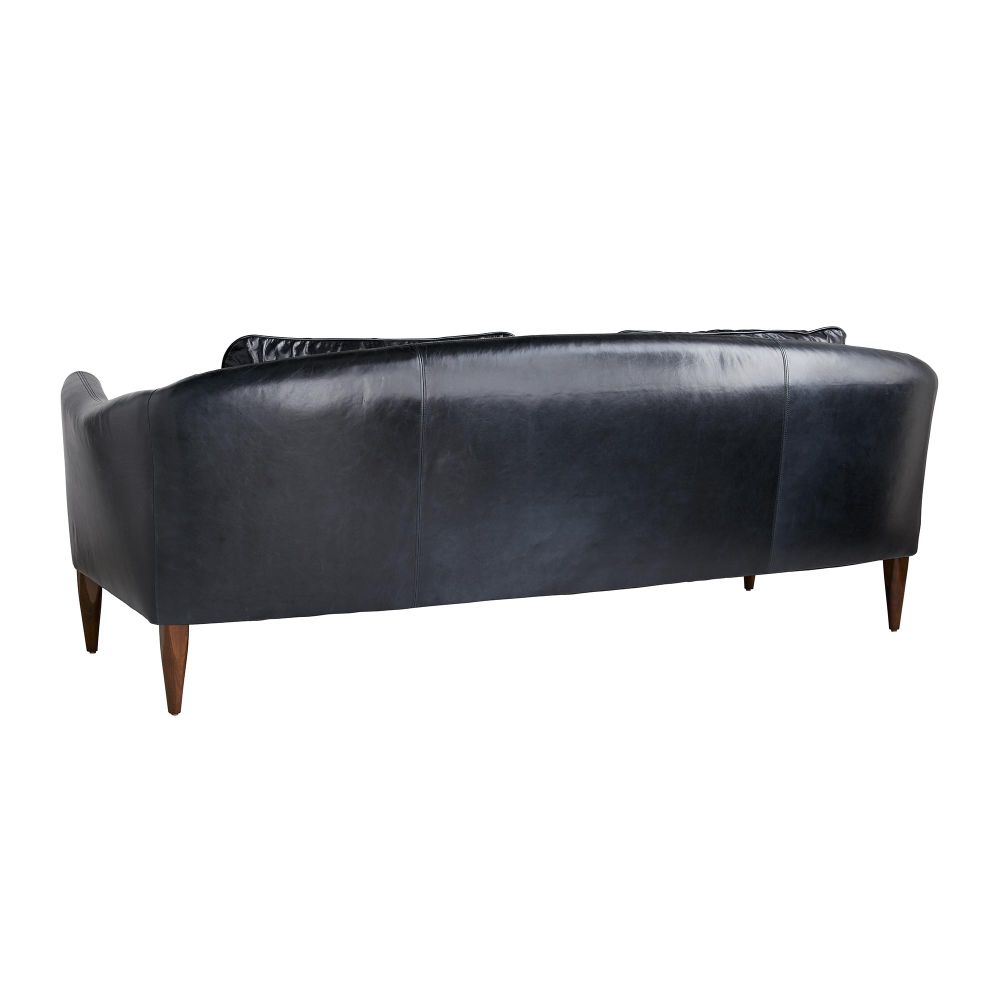 Arteriors Home Vincent Sofa Ink Leather 8110