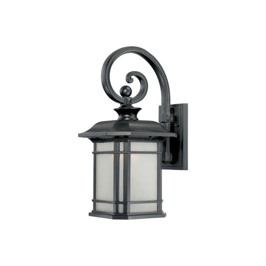 Acclaim Lighting Somerset 1-Light Matte Black Wall Light in Matte Black 8112BK