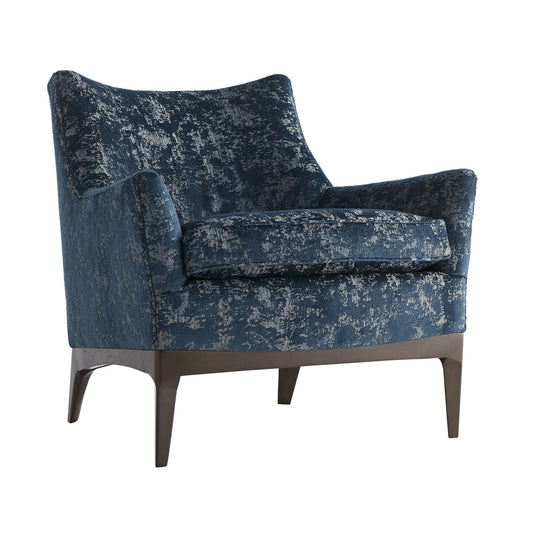 Arteriors Home Ferguson Chair Peacock Chenille Walnut 8134