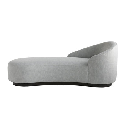 Arteriors Home Turner Chaise Iceberg Linen Grey Ash, Left Arm 8146