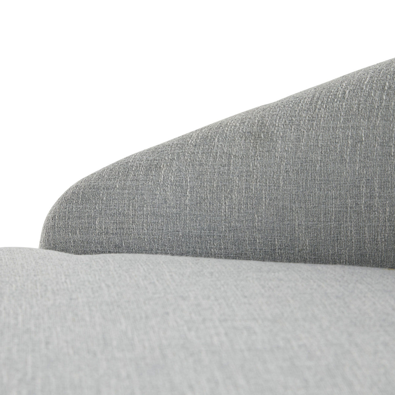 Arteriors Home Turner Chaise Iceberg Linen Grey Ash, Left Arm 8146